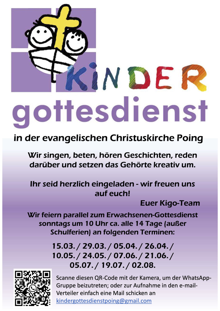 Termine Kindergottesdienst