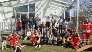 Gruppenbild vom Familientag der gebärdensprachlichen Gemeinde