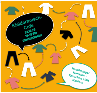 Plakat für das Kleiderttuschkaffee am 24.10.26