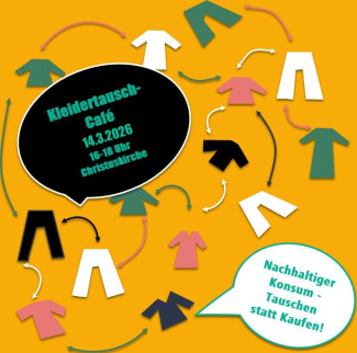 Plakat zum Kleidertauschkaffee