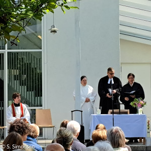 Während des Gottesdienstes